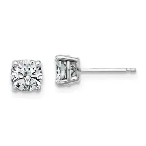 1.20 CTW Cushion Cut Moissanite Stud Earrings