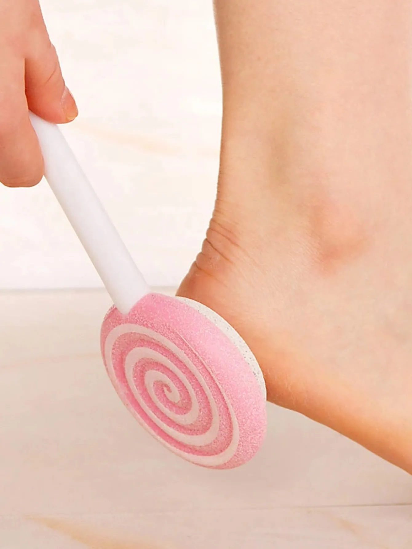 1pc Lollipop Shaped Double-sided Foot Scrubber