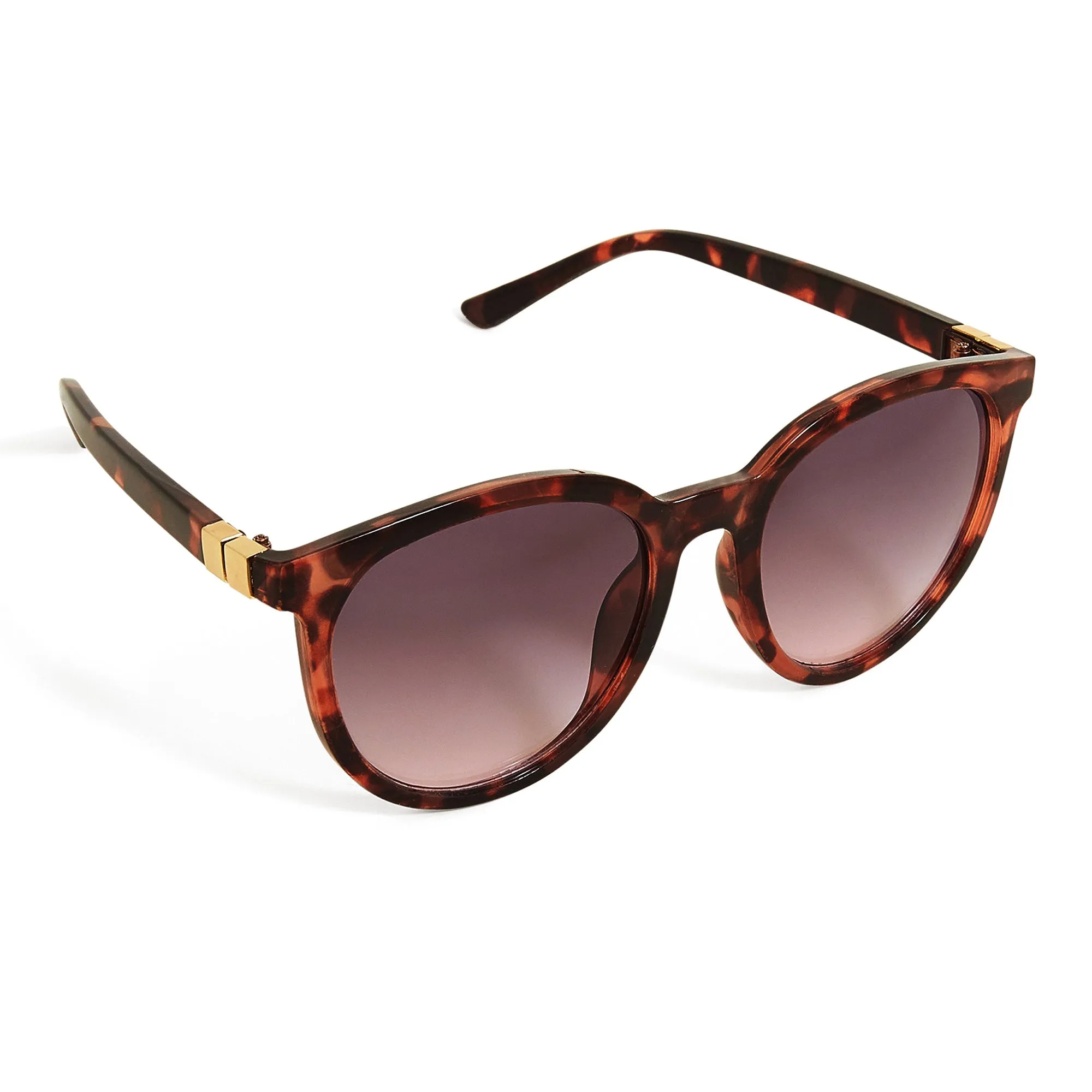 Accessorize London Women's Metal Detail Preppy Sunglasses