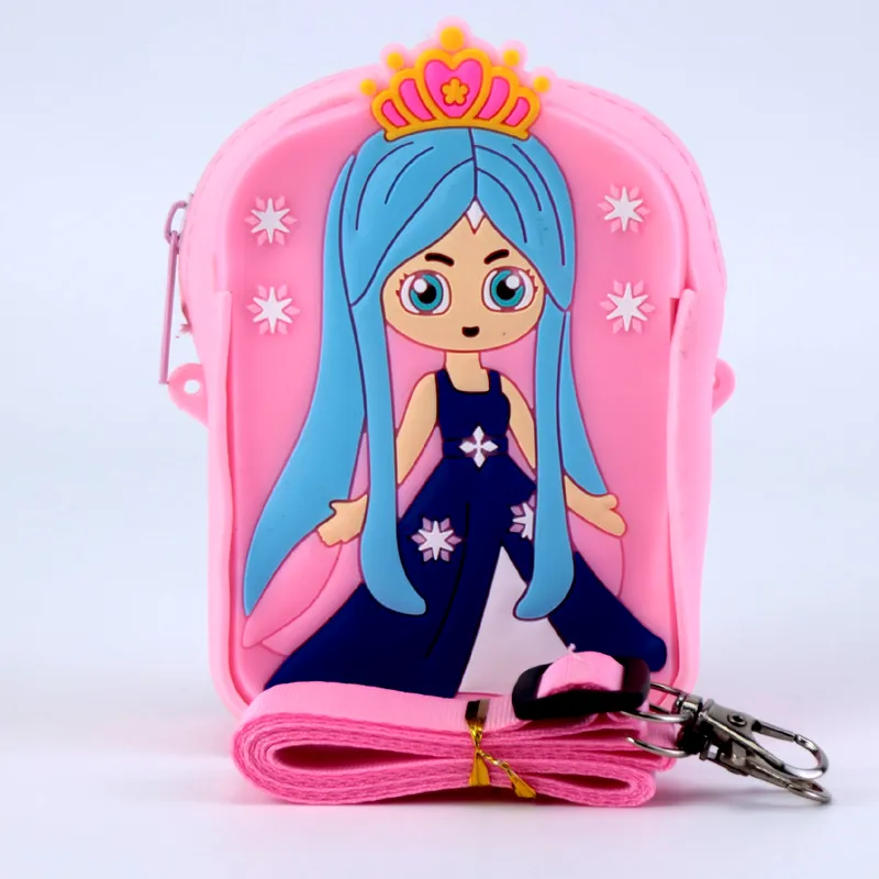 Adorable! Kid's Silicone Princess Doll Crossbody Purse  - Clearance SALE!