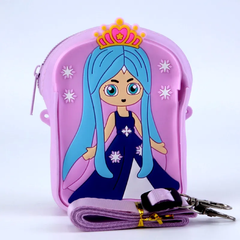 Adorable! Kid's Silicone Princess Doll Crossbody Purse  - Clearance SALE!