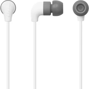 AIAIAI Pipe Earphones with One Button Mic | White