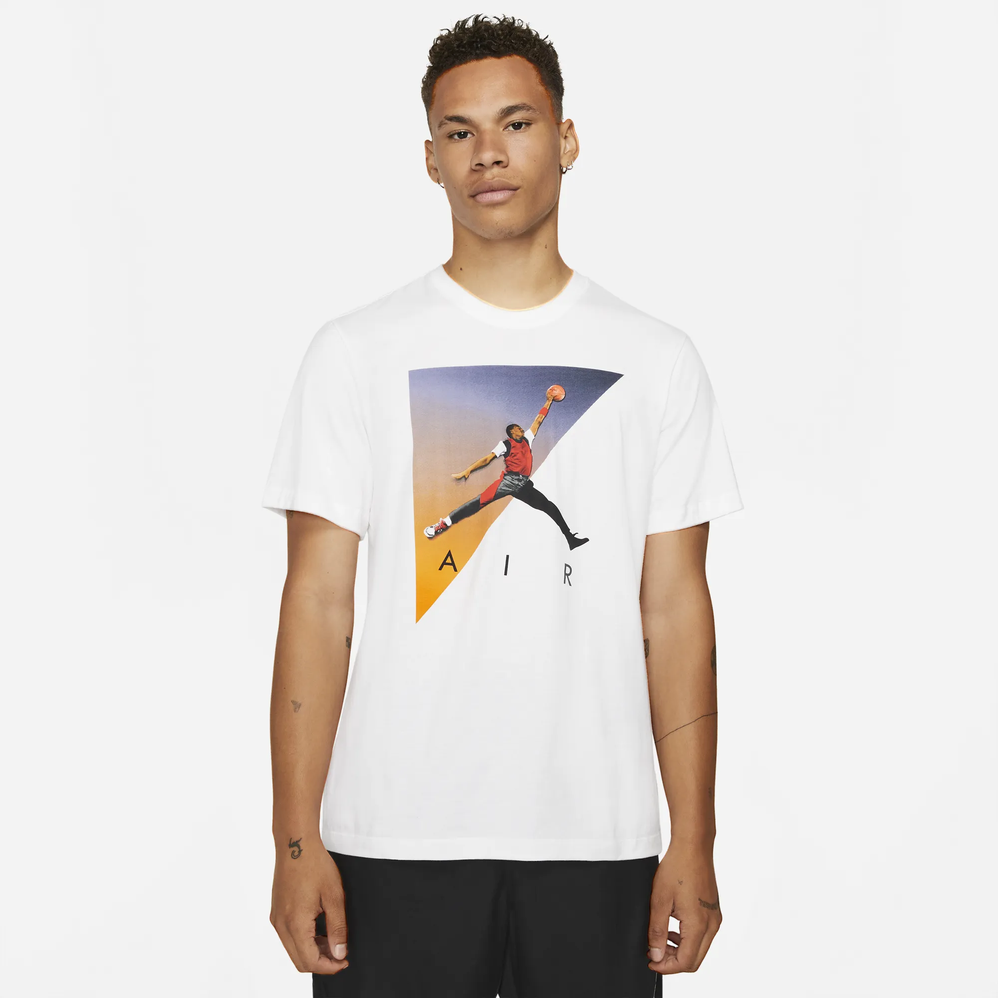 Air Jordan Mens Air Photo T-Shirt 'White'