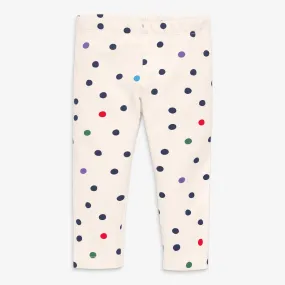 Baby sweatshirt legging in confetti dots