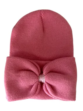 Baby's First Hat, Pink Punch Bow