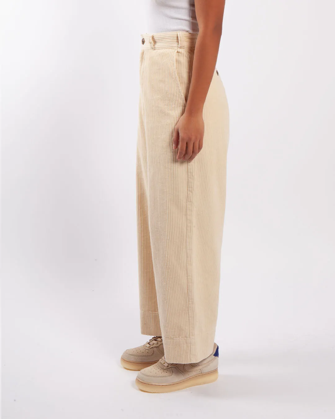 Beams Boy O. 5W Cord Pants Ivory