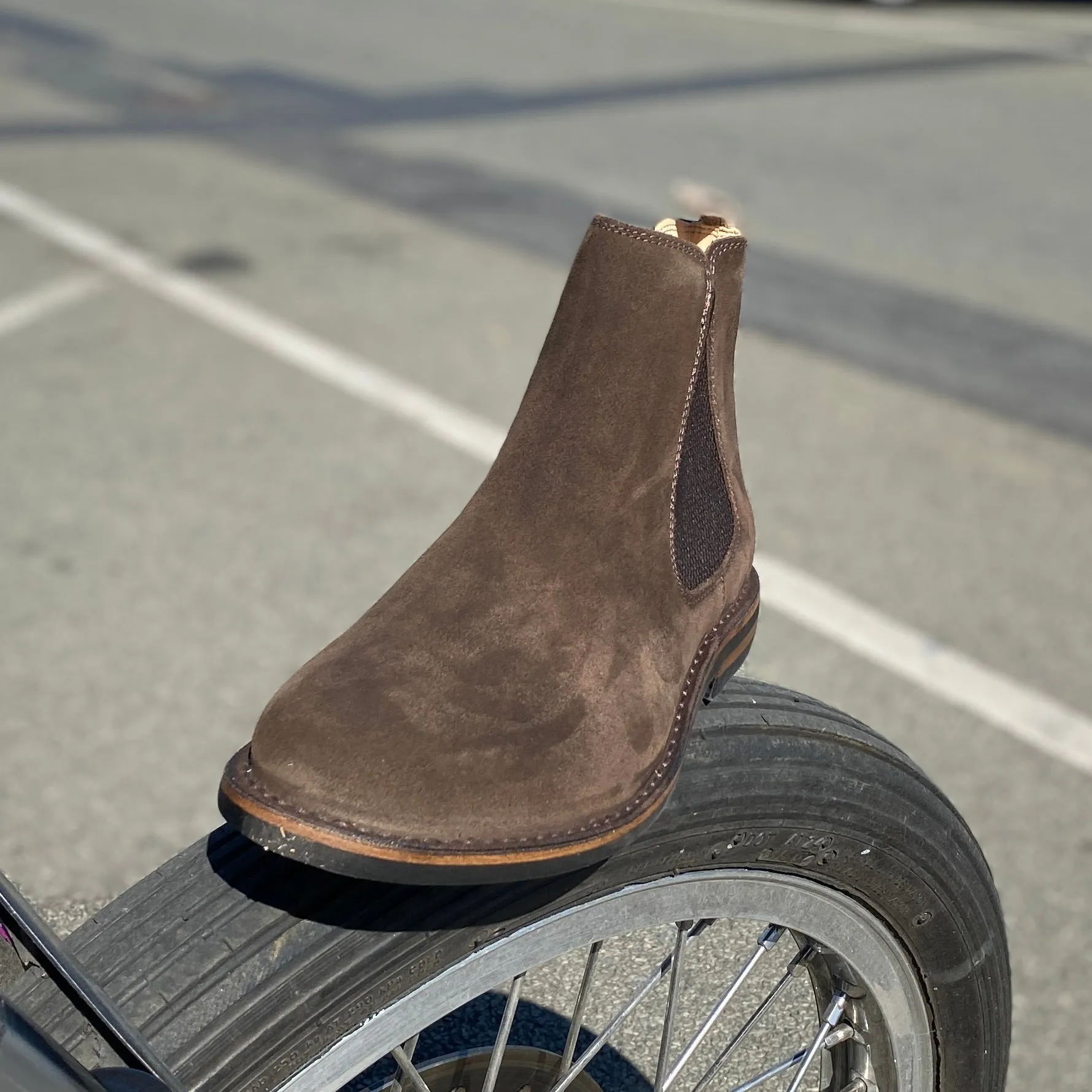 Bitflex Chelsea Boot, Dark Chestnut