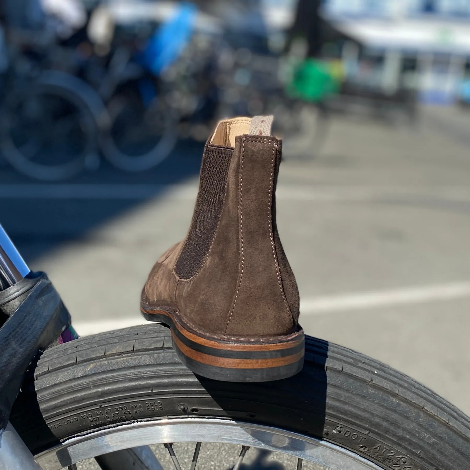 Bitflex Chelsea Boot, Dark Chestnut