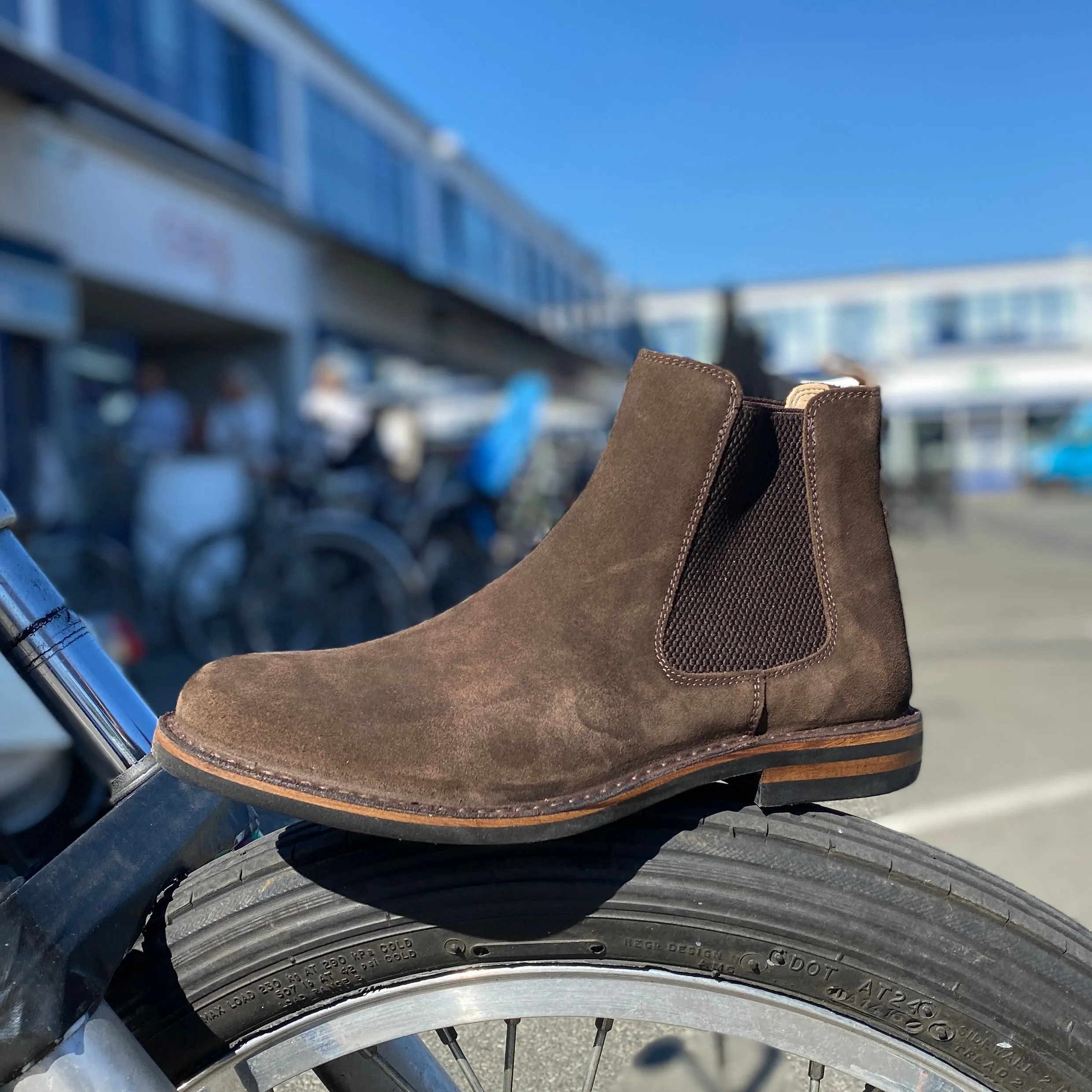 Bitflex Chelsea Boot, Dark Chestnut