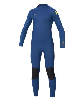 Boy's HyperFire 4/3mm Steamer Back Zip Wetsuit - Navy