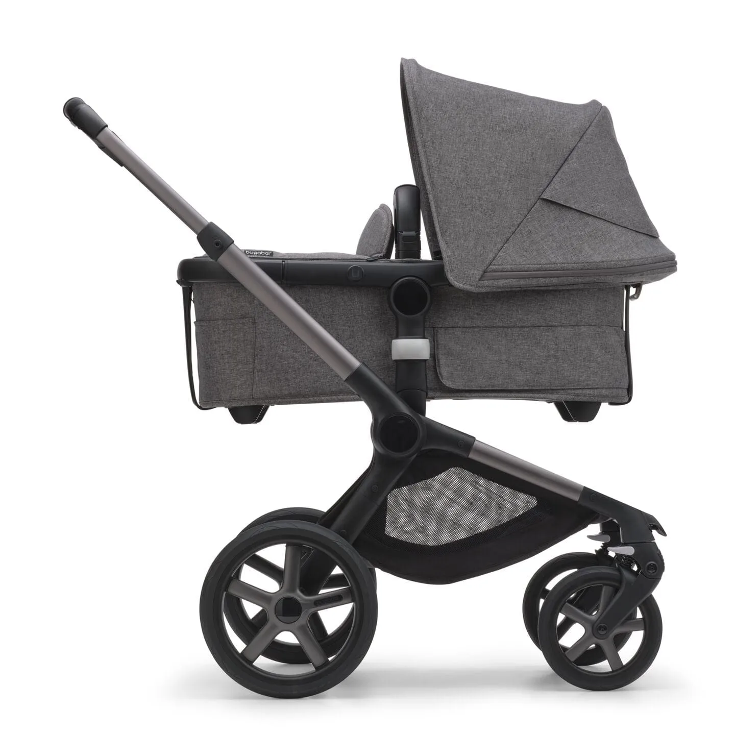 Bugaboo Fox 5, Pebble 360 Ultimate Travel System - Graphite/Grey Melange/Grey Melange