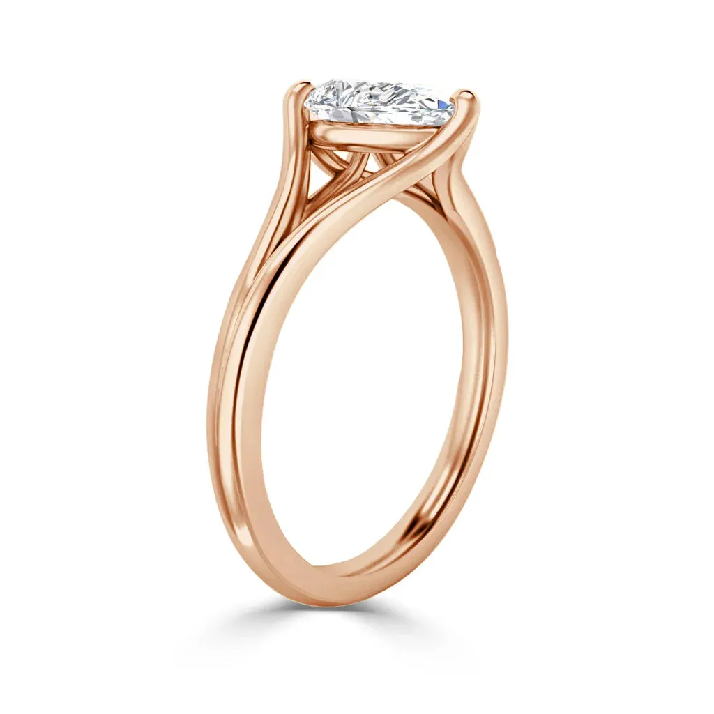 Camilla - 18ct Rose Gold - Pear