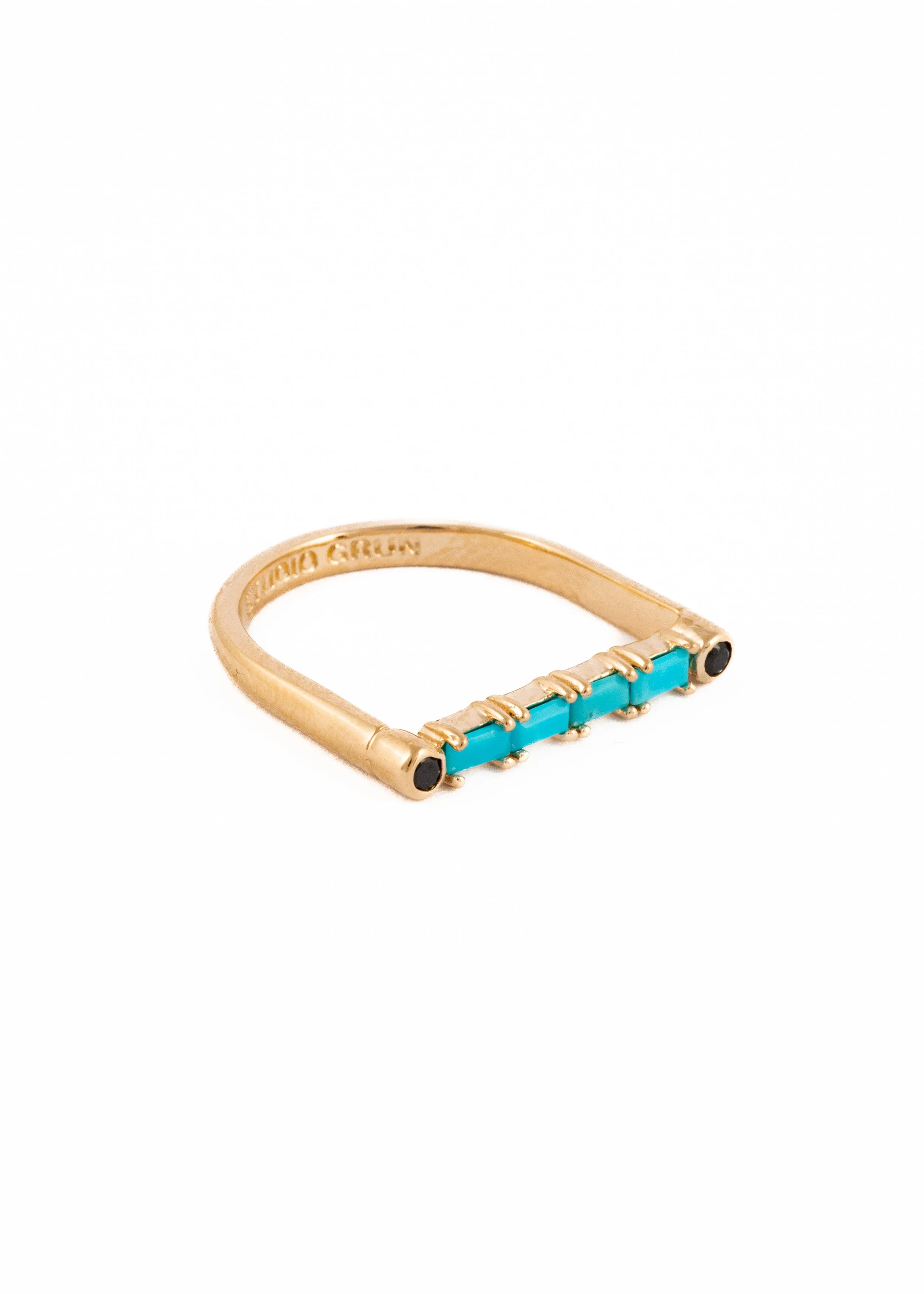 Cha Cha Ring 14k Turquoise 7