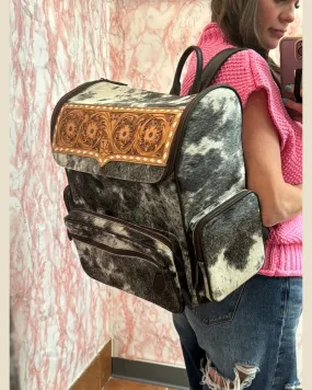 Cowhide Backpack