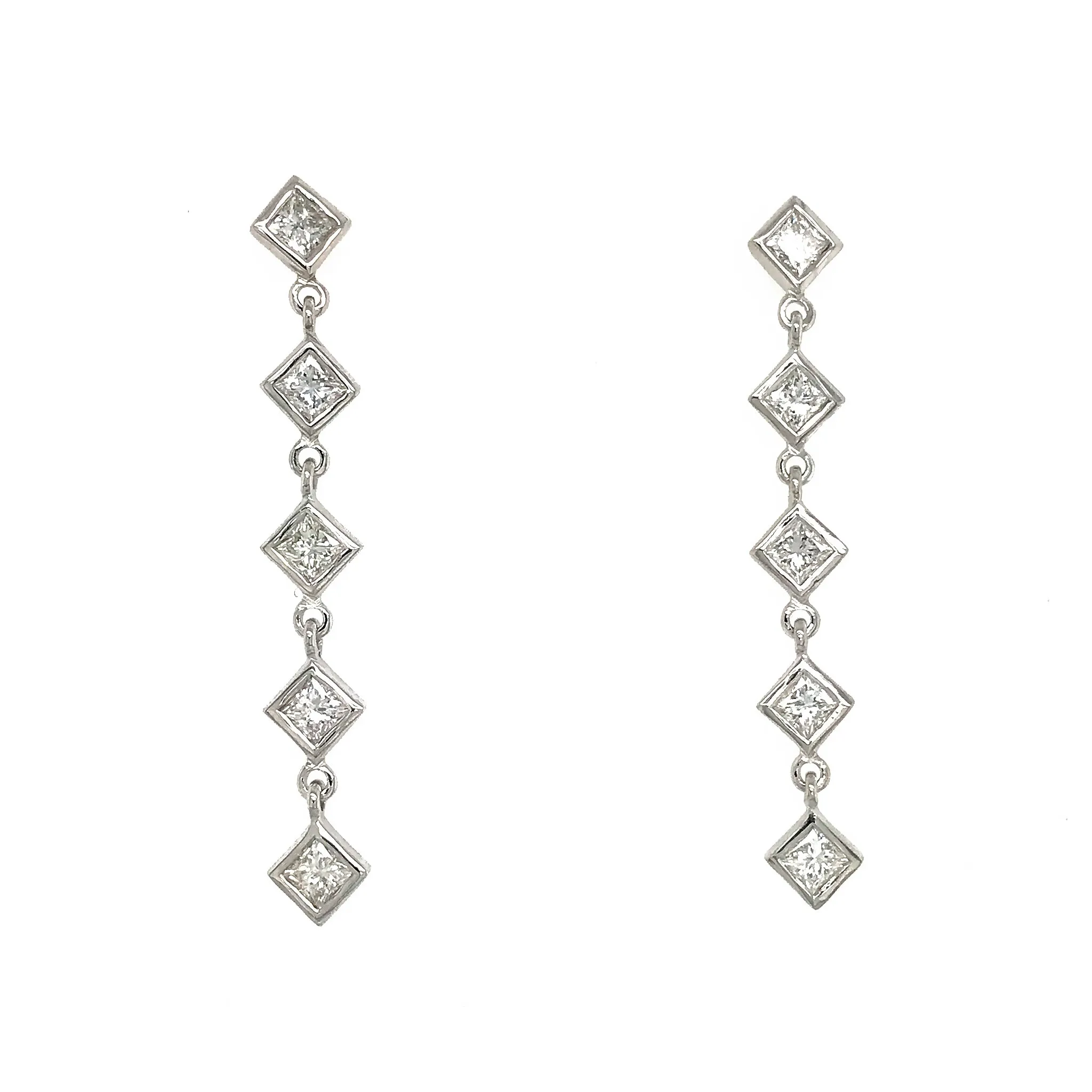 Diamond Drop Earrings