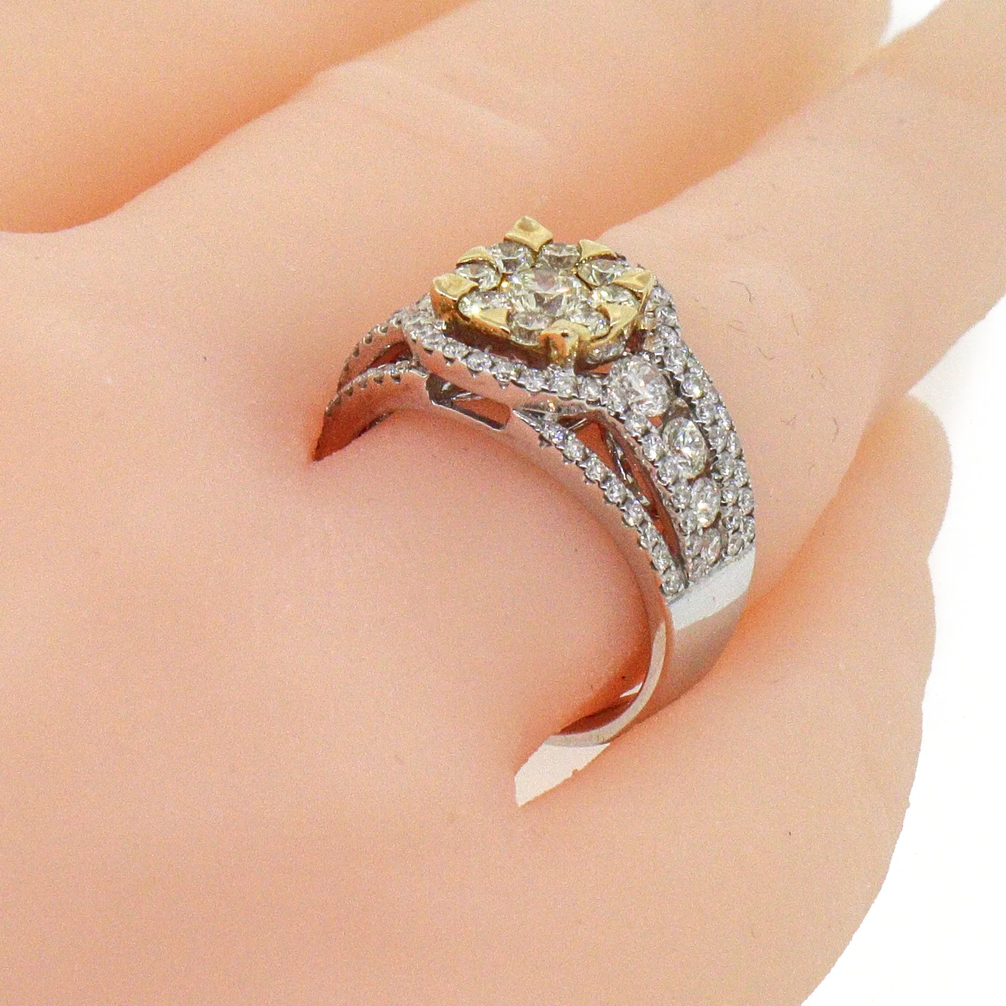 Effy Canare Two-Tone Gold Diamond Ring