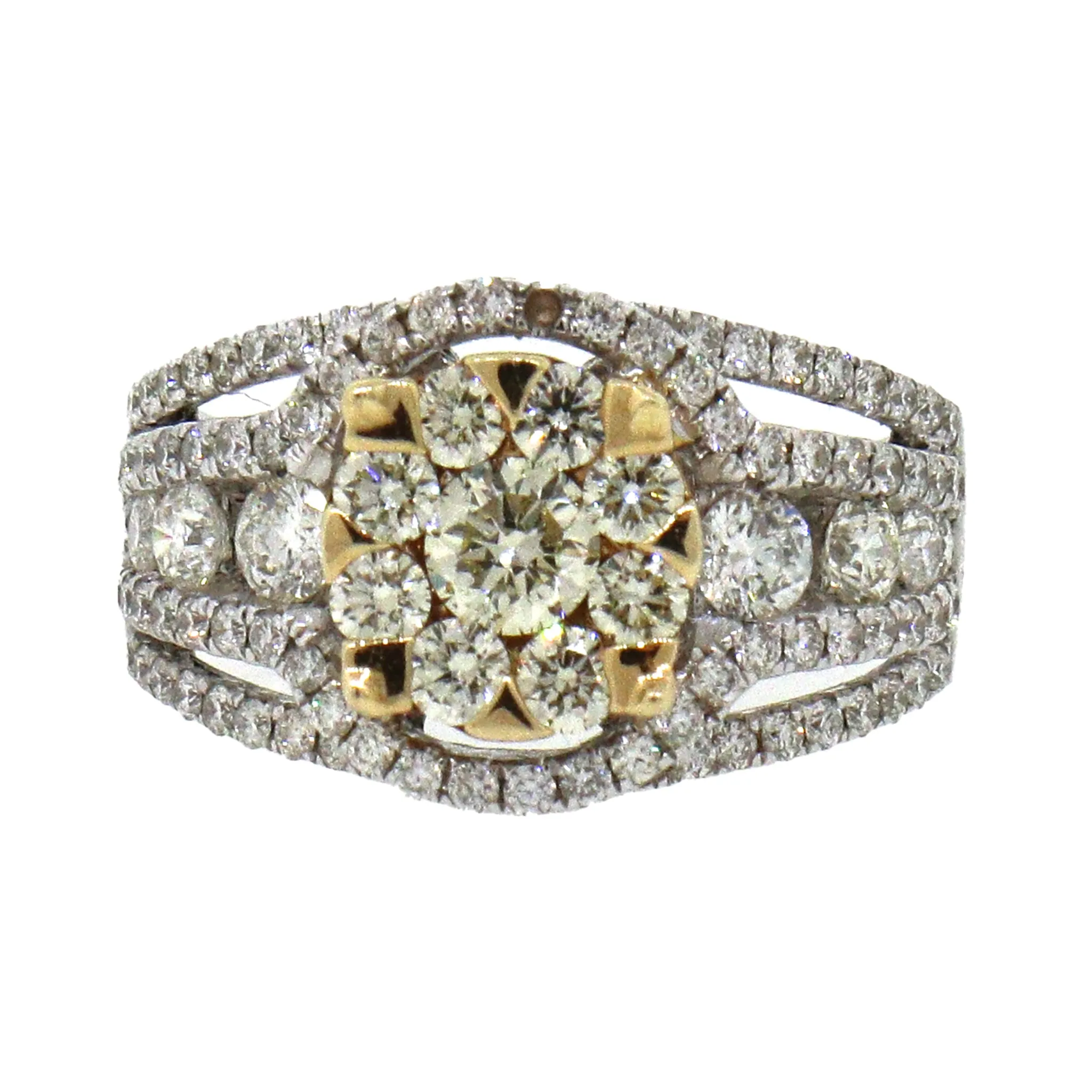 Effy Canare Two-Tone Gold Diamond Ring