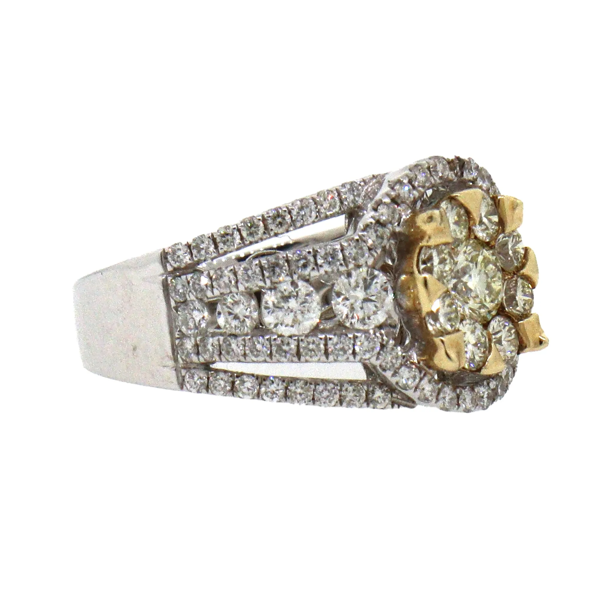 Effy Canare Two-Tone Gold Diamond Ring