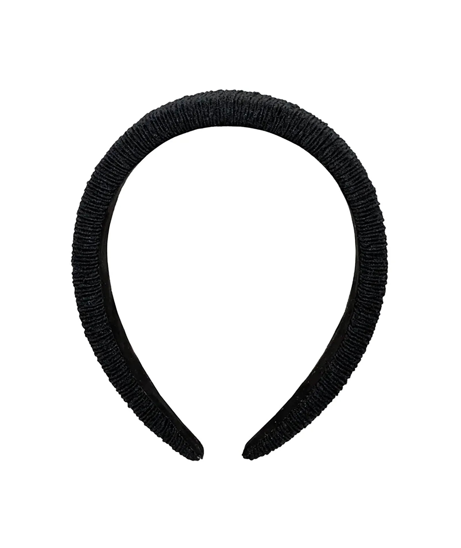 Emi Jay Halo Headband in Black Ruffle