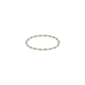 enewton Gemstone Gold Sincerity Pattern 3mm Bead Bracelet