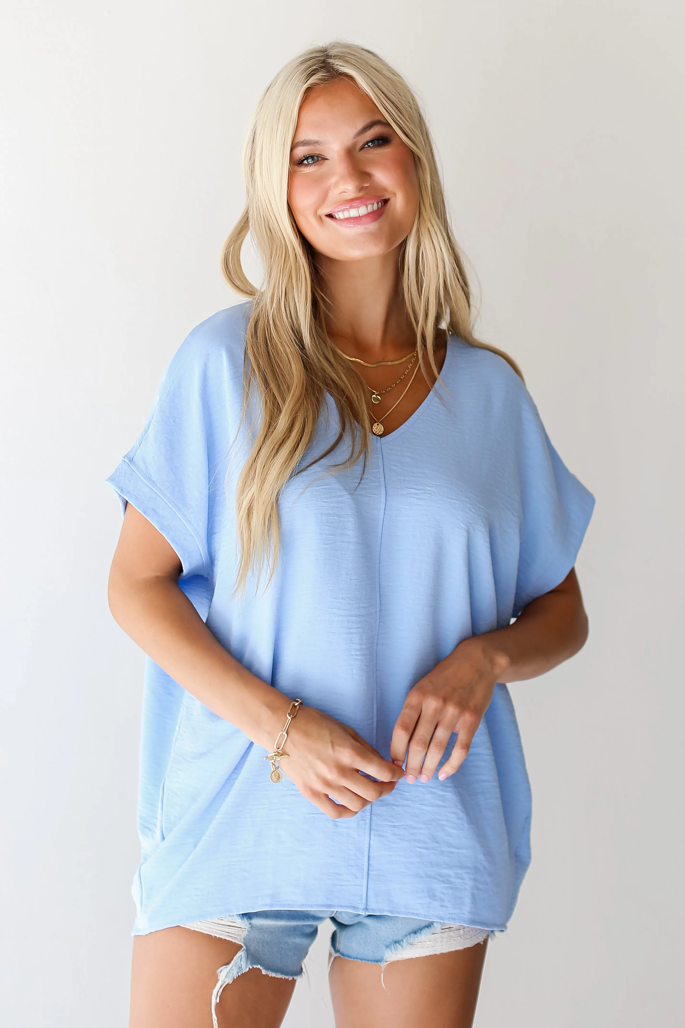 FINAL SALE - Appealing Passion Oversized Blouse - DU DEAL