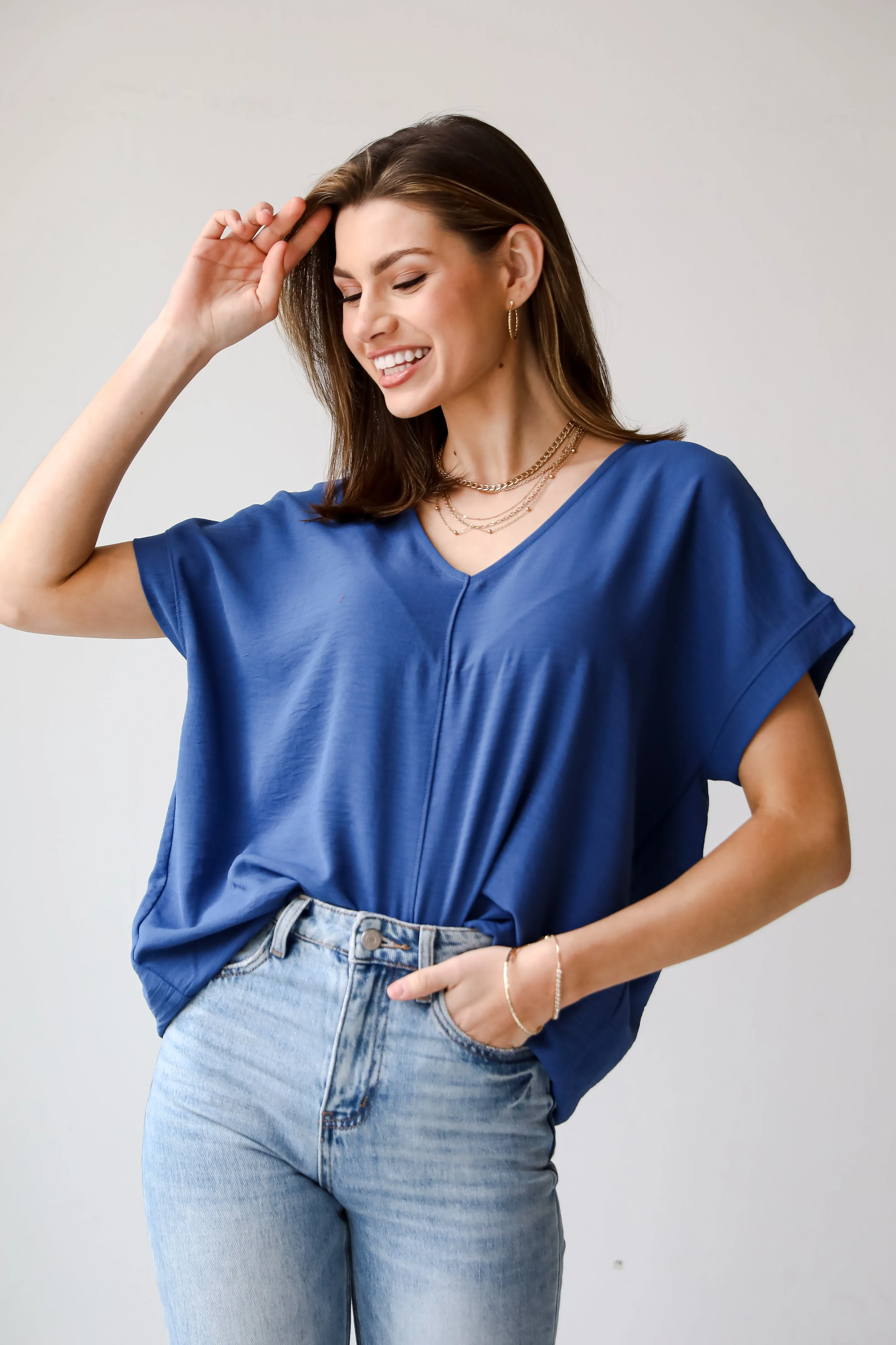 FINAL SALE - Appealing Passion Oversized Blouse - DU DEAL