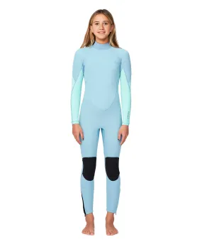 Girl's Reactor II 3/2mm Steamer Back Zip Wetsuit - Fog