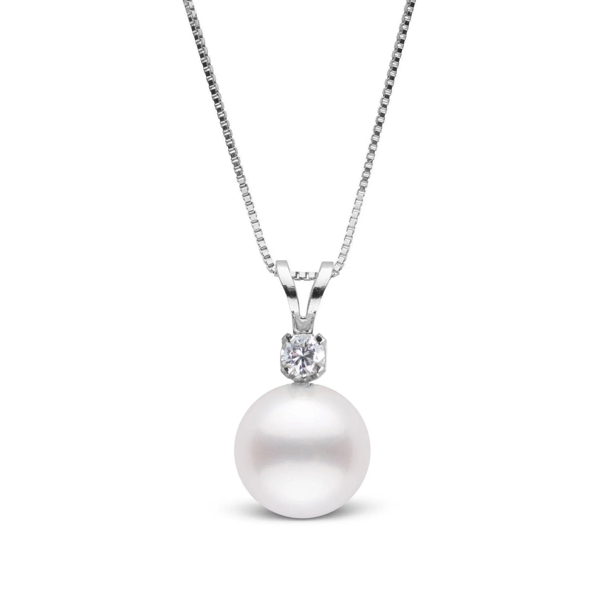 Grand Harmony Collection 9.0-10.0 mm Freshadama Pearl & Diamond Pendant