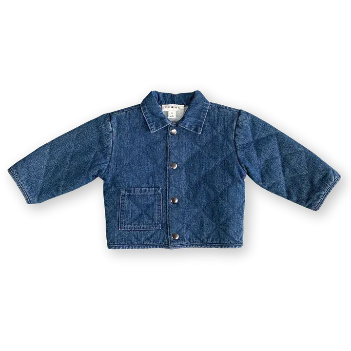 Grown - Quilted Hemp Denim Jacket