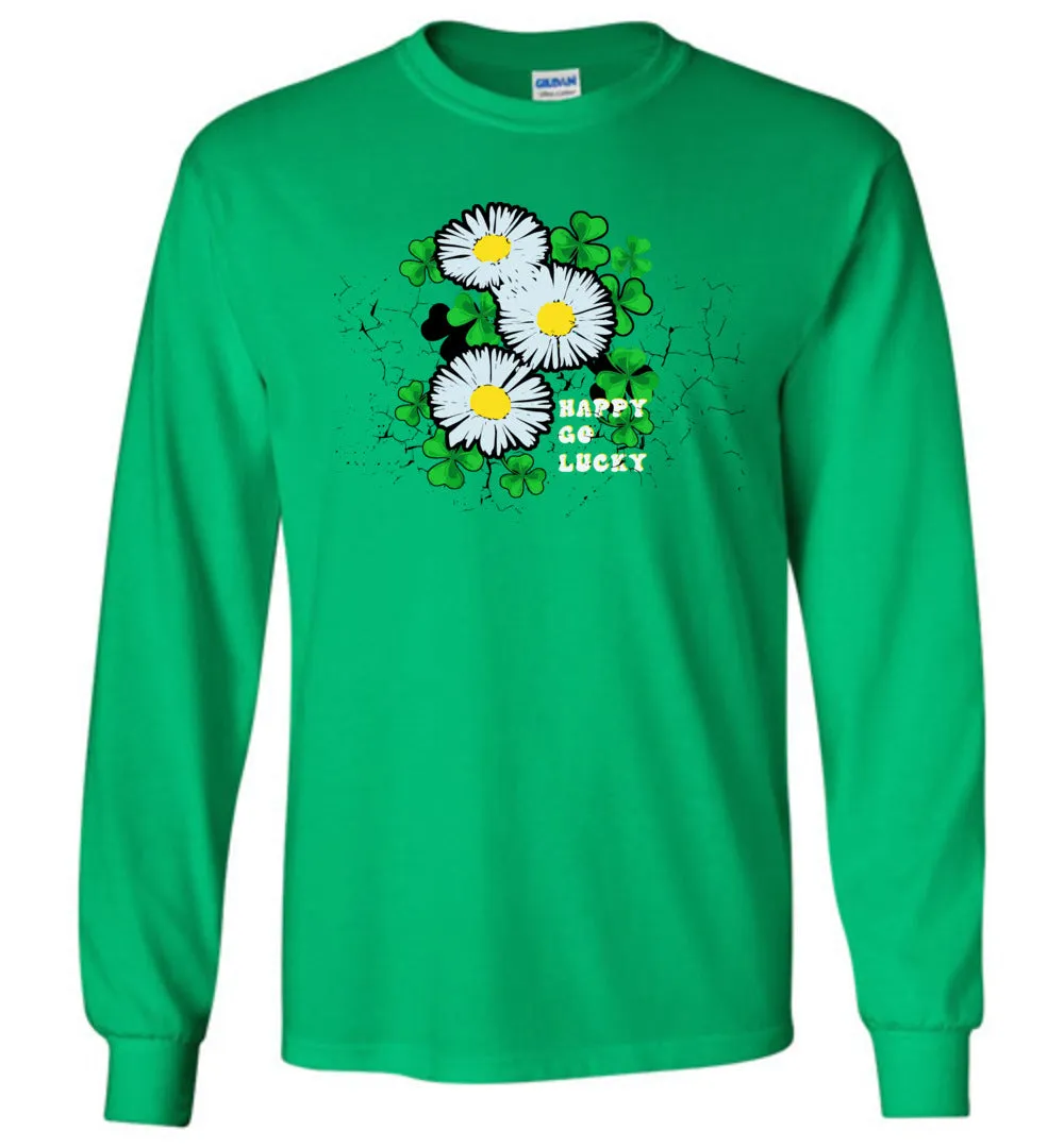 Happy Go Lucky - Long Sleeve T-Shirts