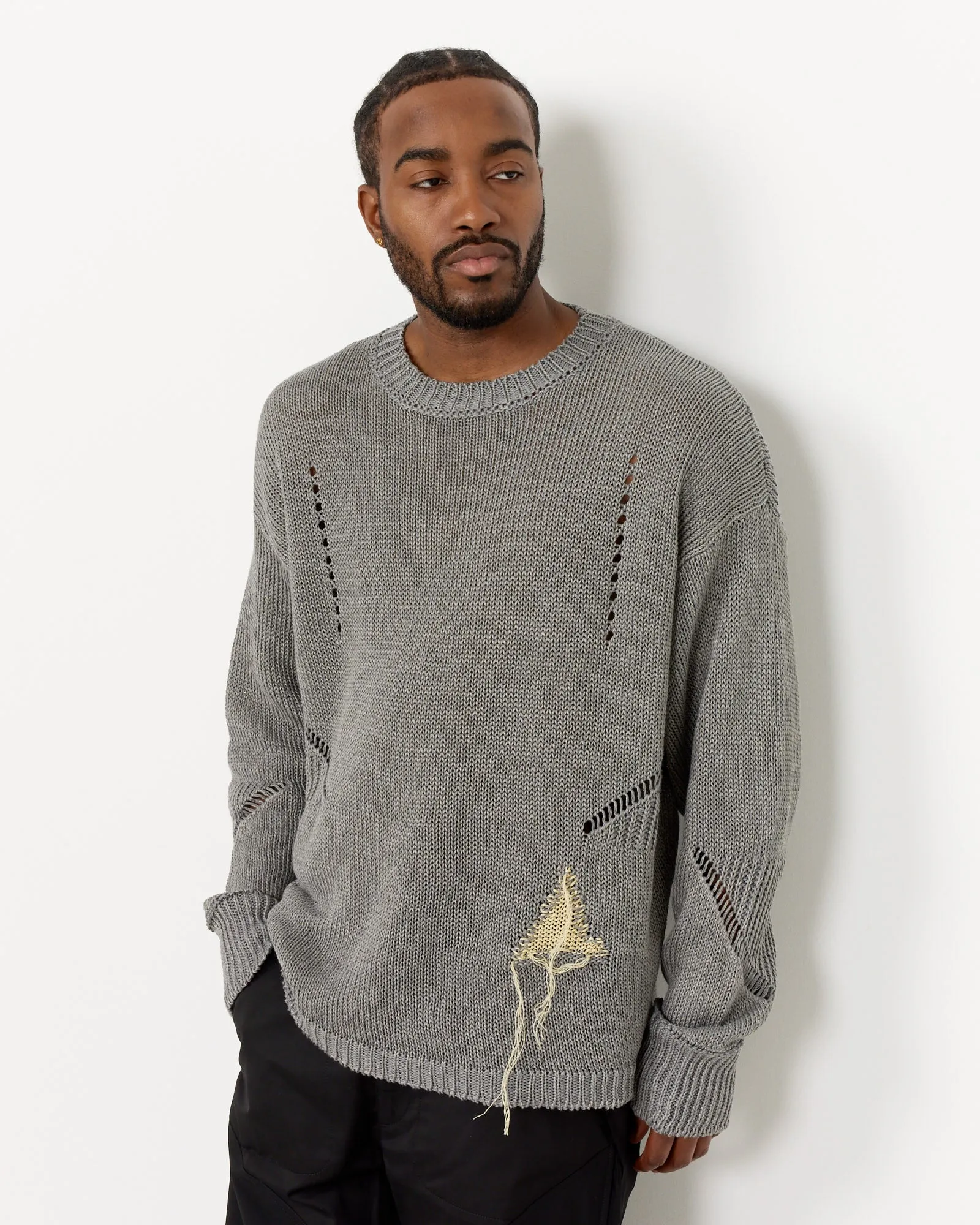 Hemp Crewneck in Grey