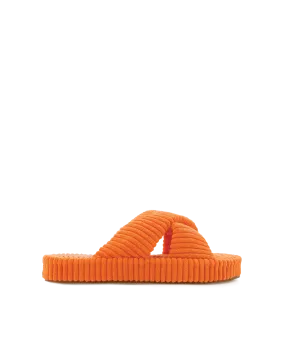 HUXLEY - ORANGE RIBBED TERRY