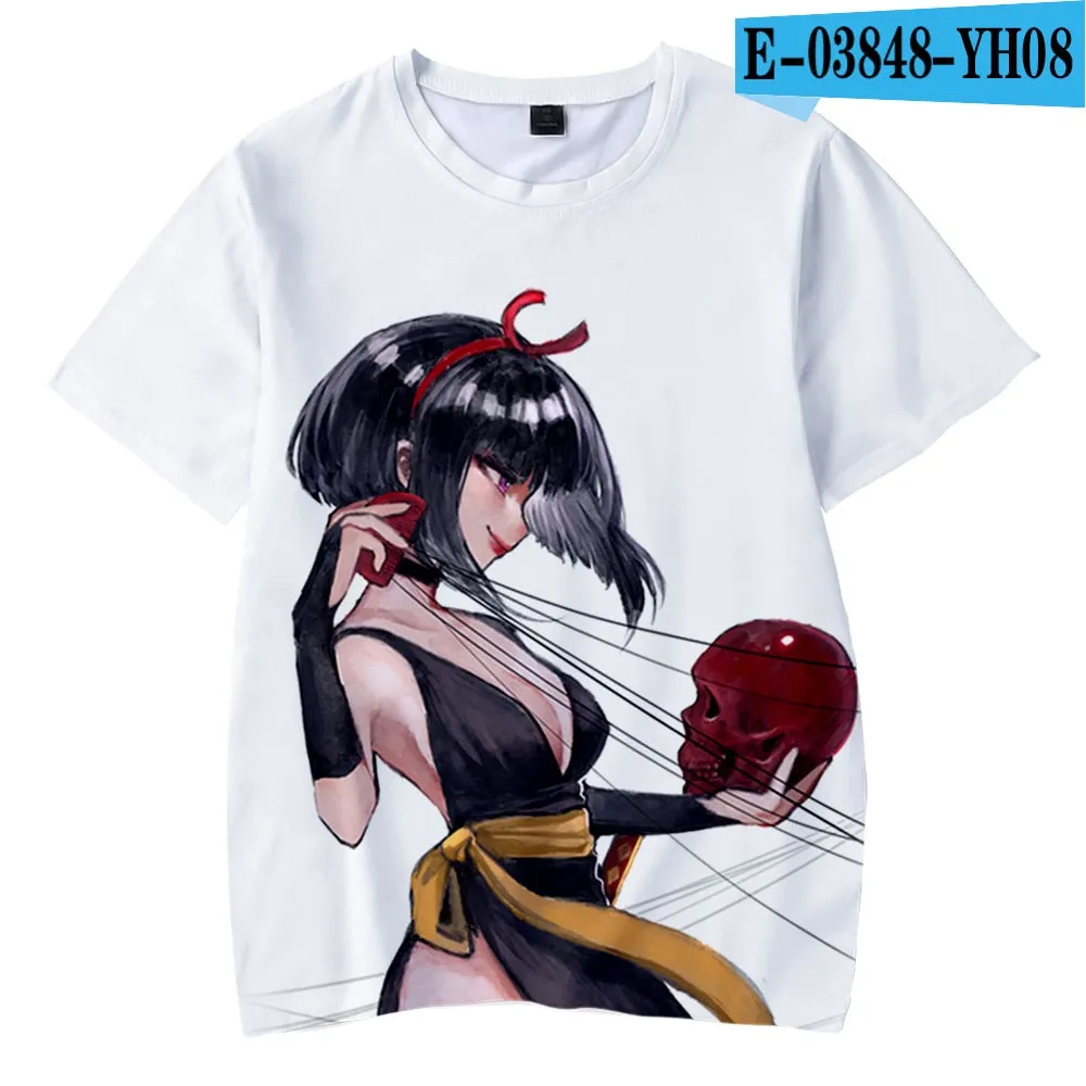 Japanese Anime Inuyasha T Shirt Casual Harajuku Fashion T-shirt Men Women T Shirt Kids Adult Cartoon Sesshomaru Print T Shirt High Quality