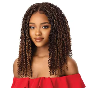 KINKY BOHO PASSION WATERWAVE 18 | X-Pression Twisted Up Synthetic 4X4 Swiss Lace Front Braid Wig