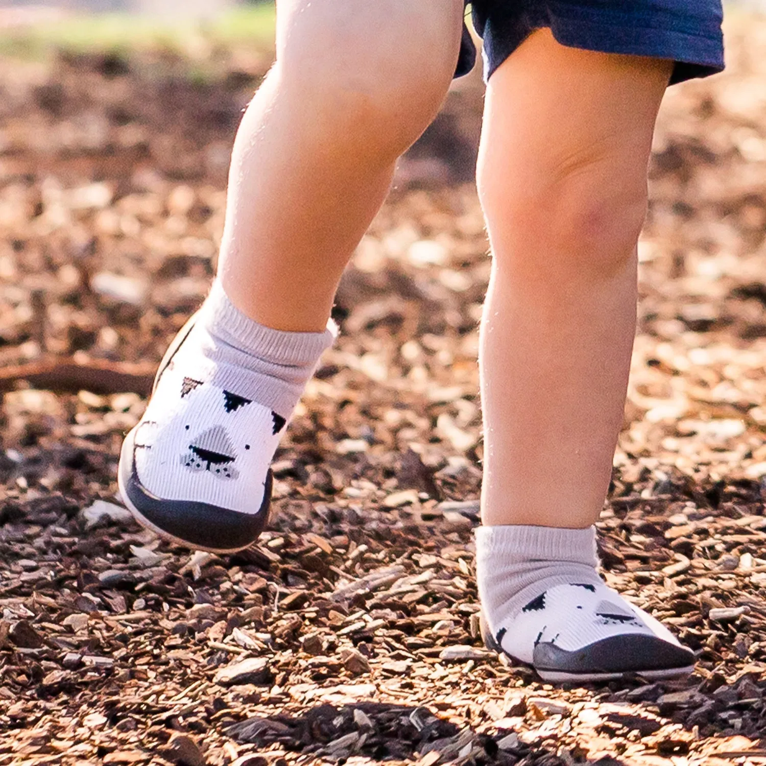 Komuello Baby Shoes - White Tiger