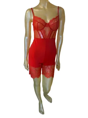 Lace full body shaper