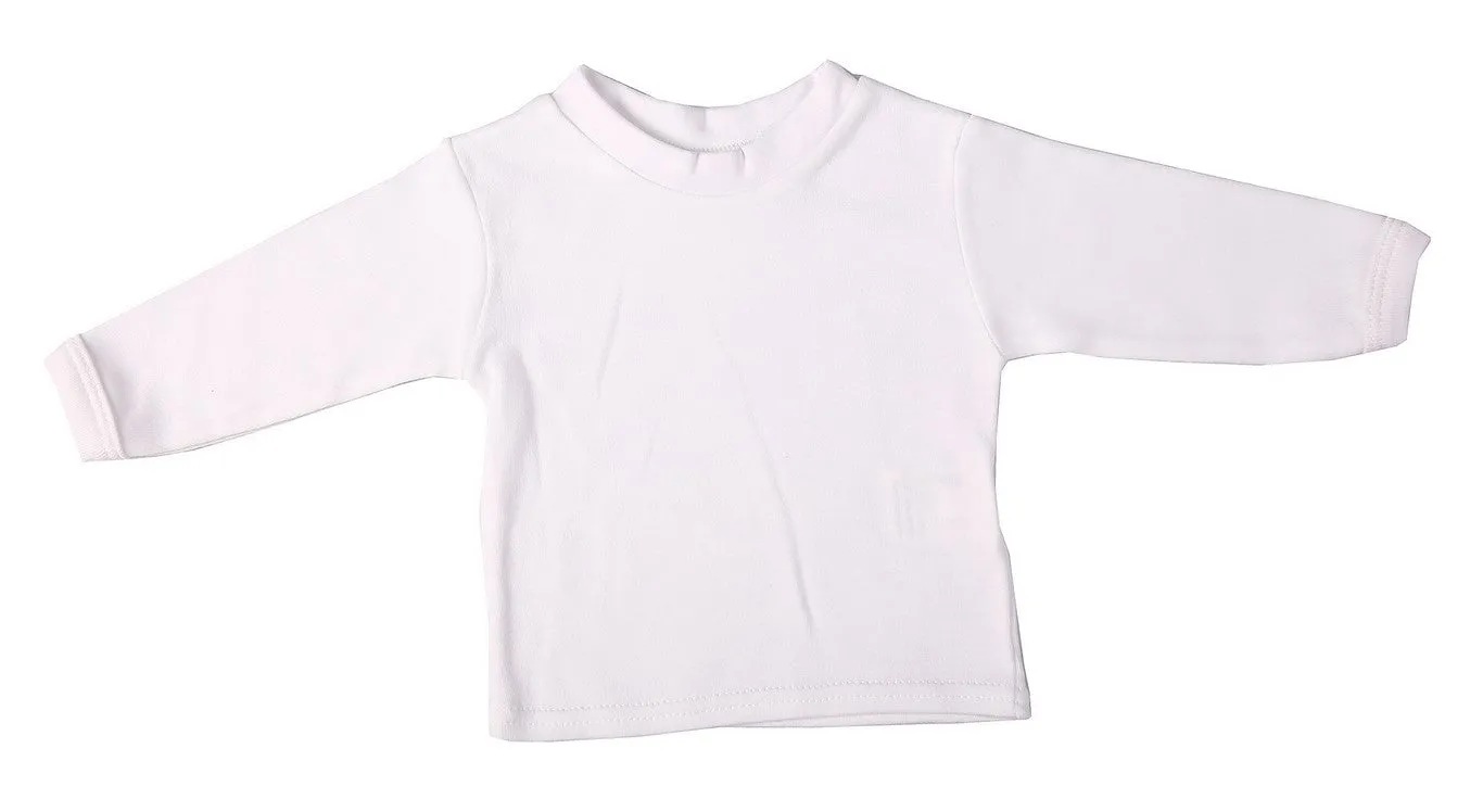 Long-Sleeved Baby Crew Neck T-Shirts