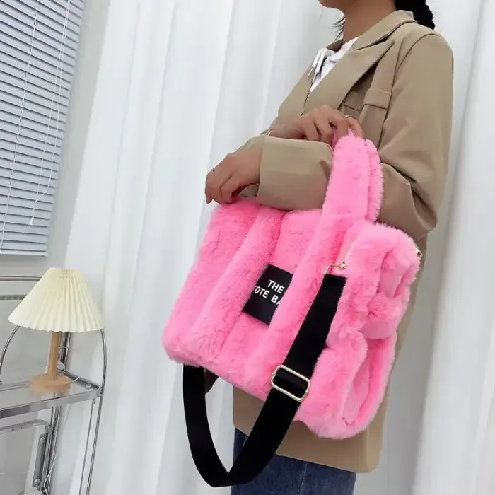 Luxurious Faux Fur Tote Bag: Shop Now!