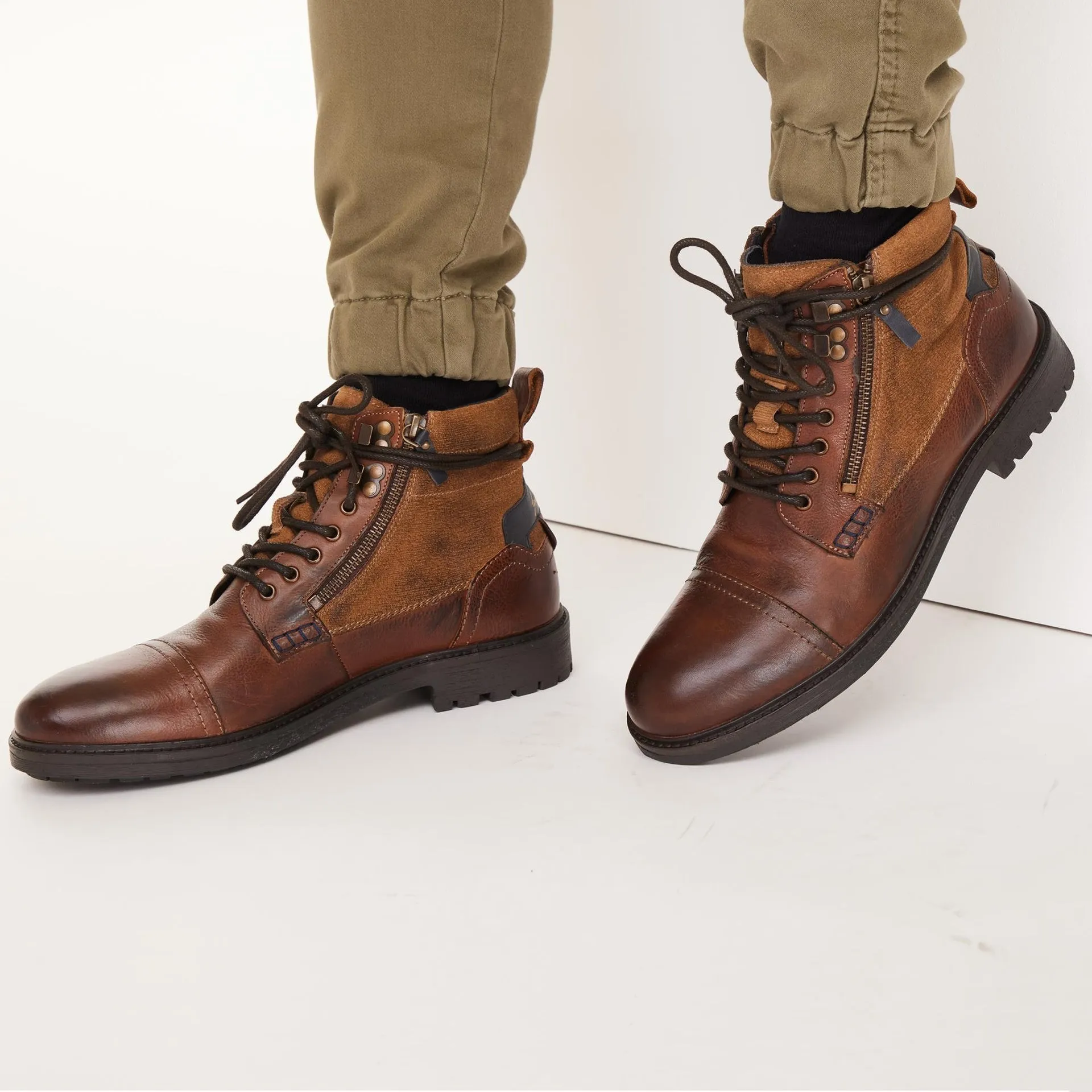 MENS OWEN ARTISAN TAN WORK BOOT