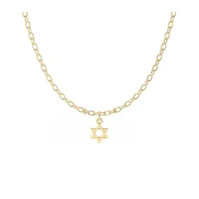 Mini Dainty Magen David Necklace