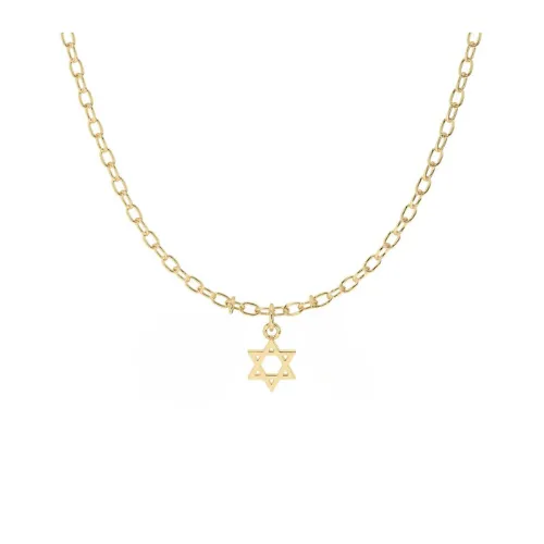 Mini Dainty Magen David Necklace