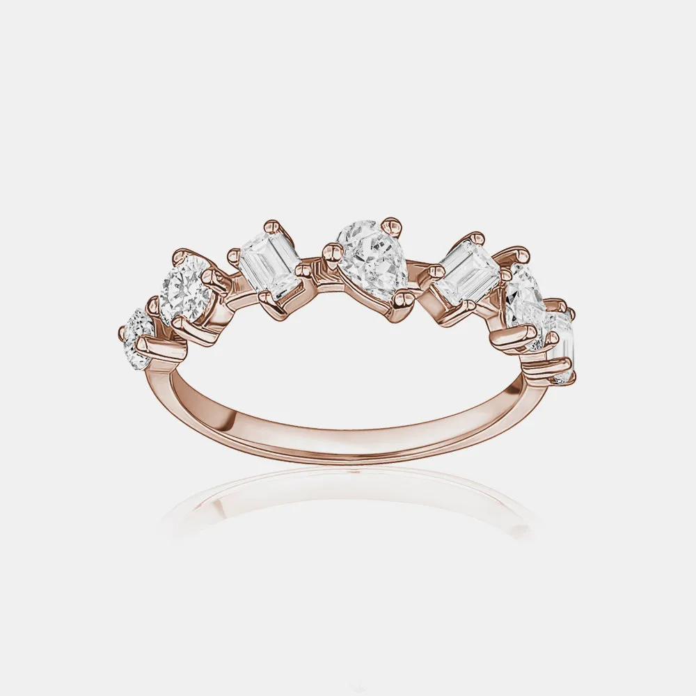 Multi-Shape Diamond Ring