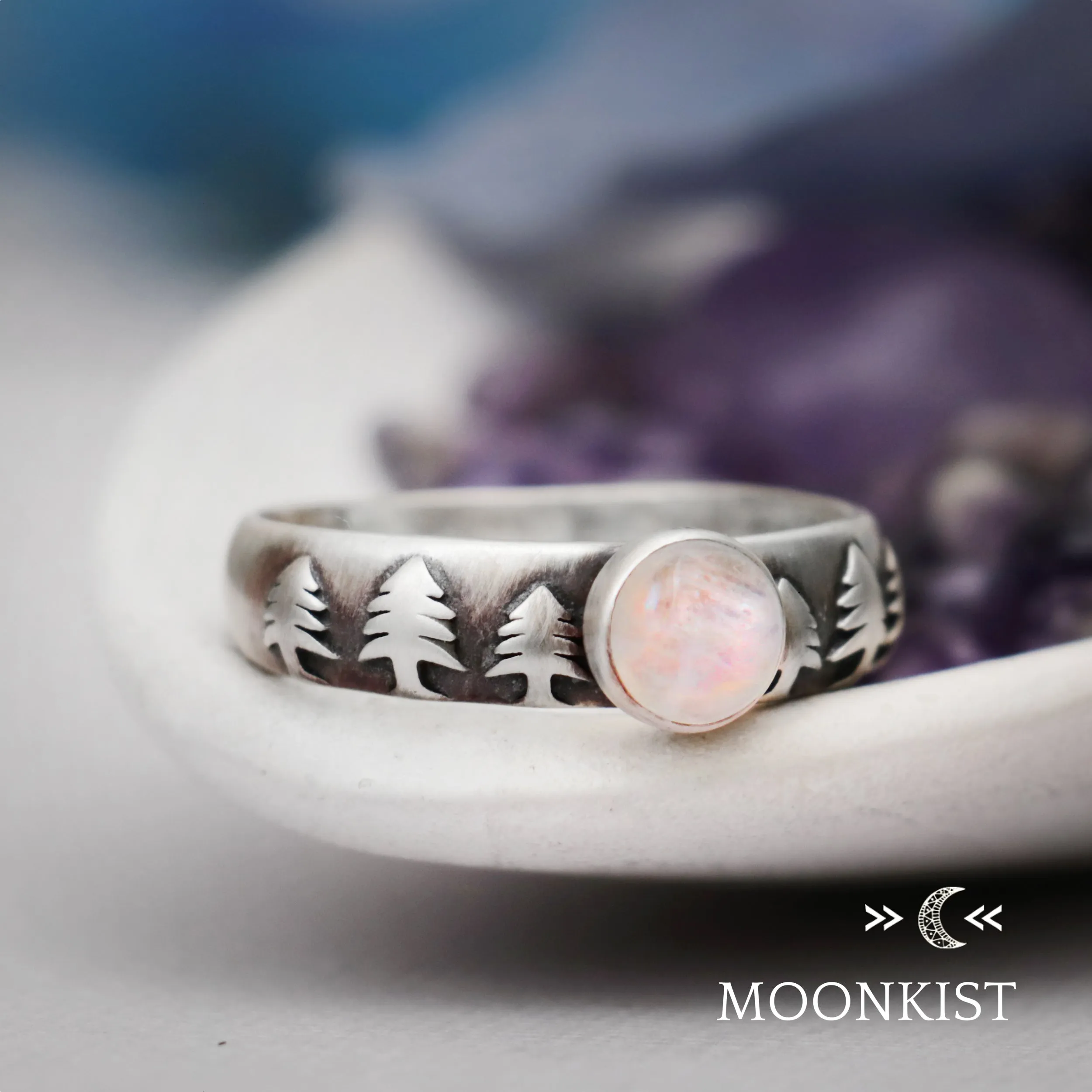 Nature Inspired Pine Tree Ring | Moonkist Designs