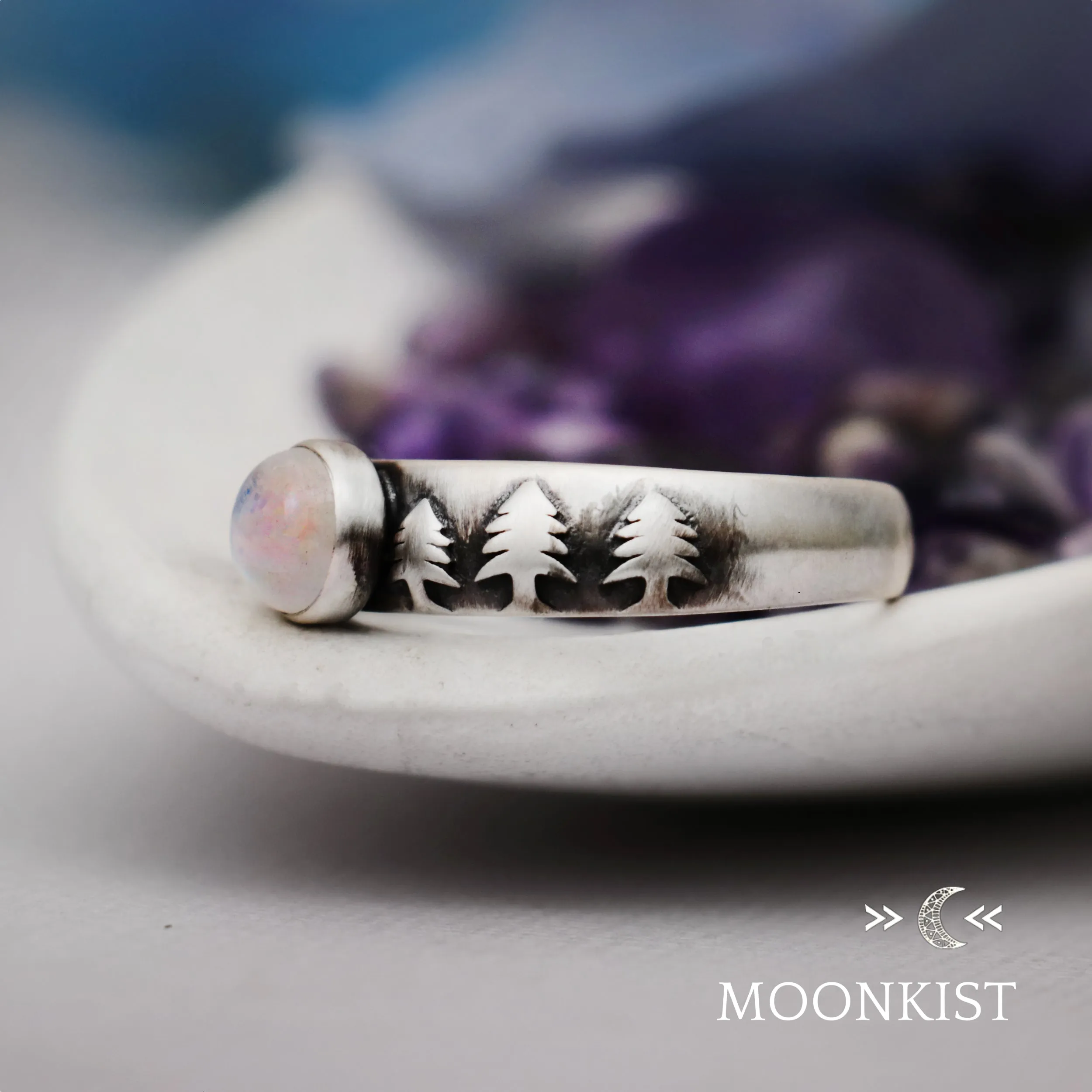 Nature Inspired Pine Tree Ring | Moonkist Designs