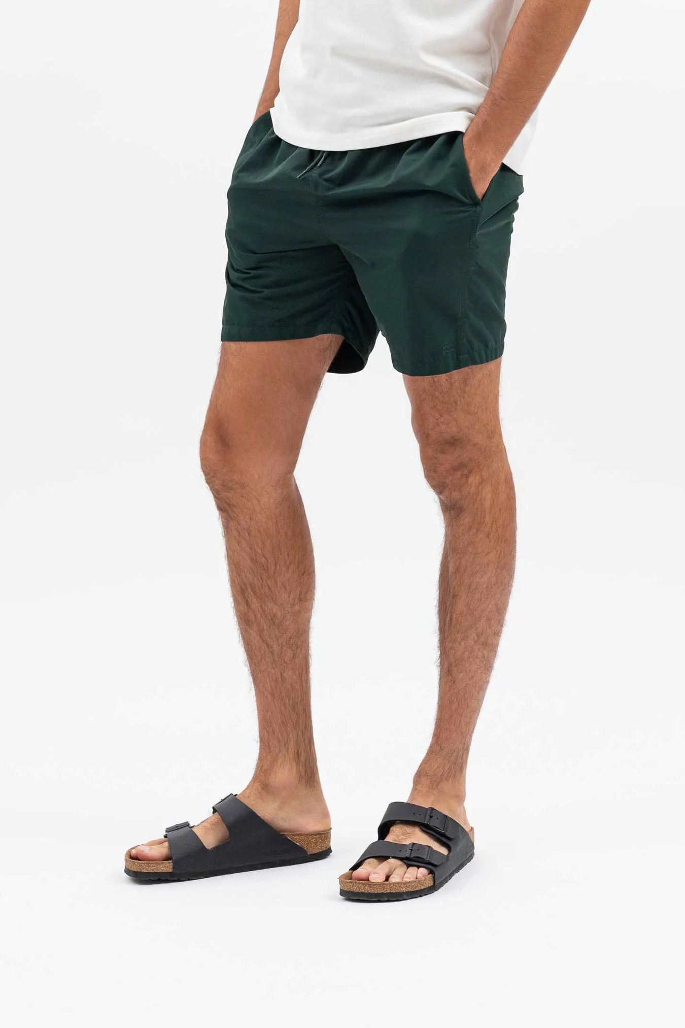 Norse Projects Hauge Swim Shorts in Deep Sea Green