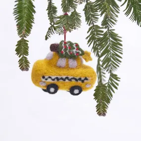 NY Taxi Felt Ornament