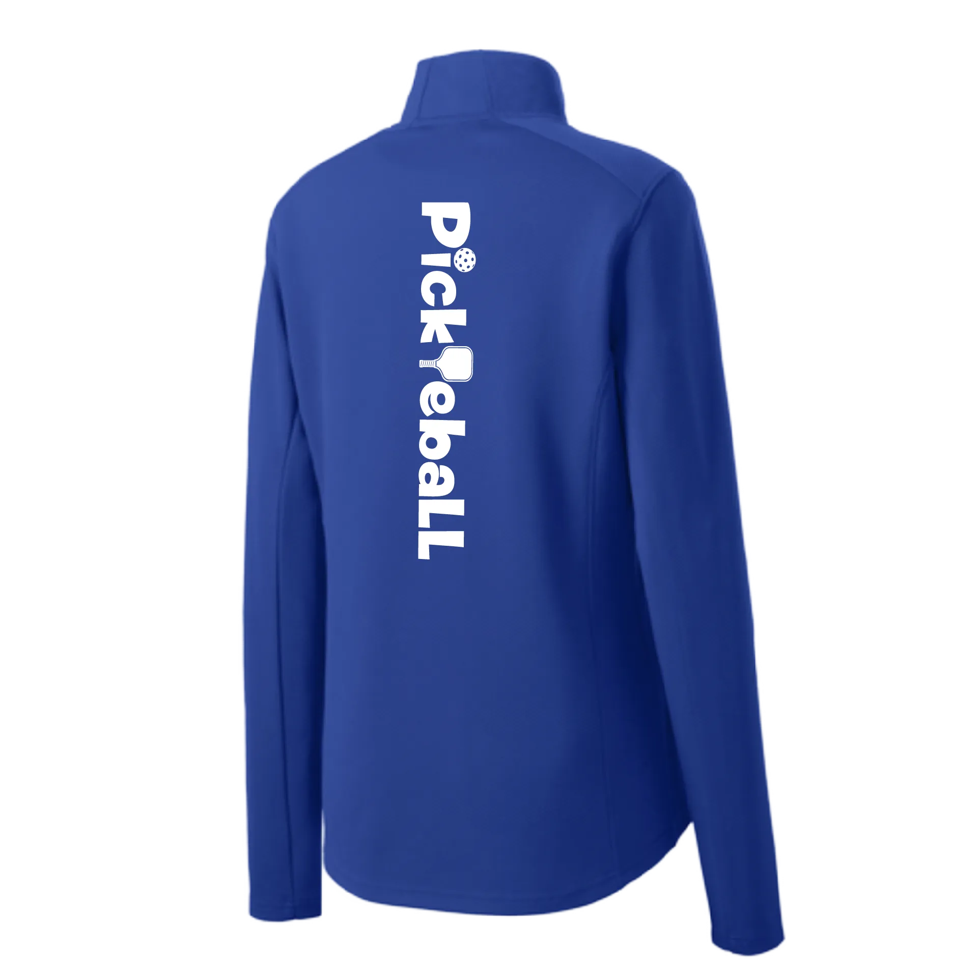 Pickleball Horizontal (Customizable) | Women's 1/4 Zip Pullover Athletic Shirt | 100% Polyester