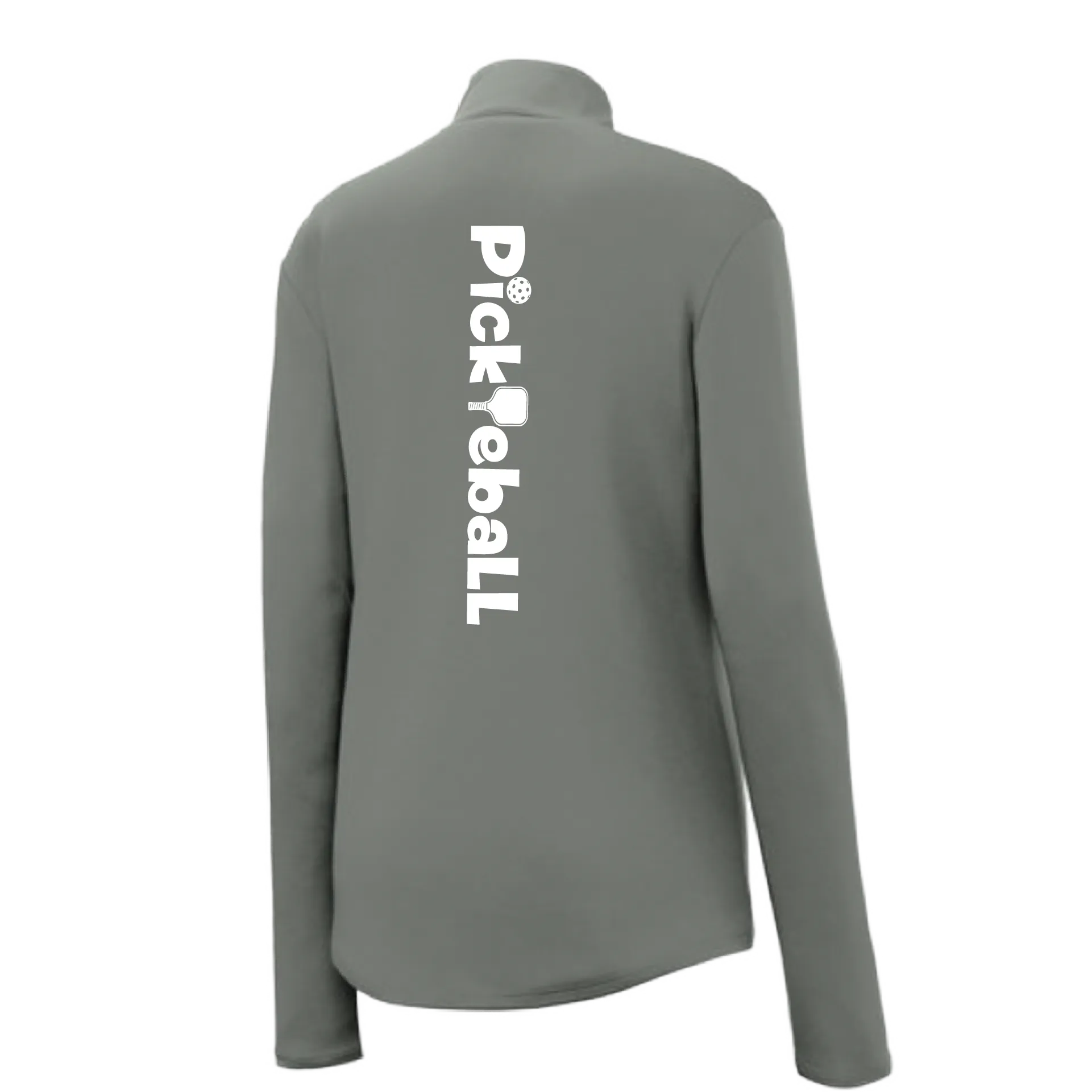 Pickleball Horizontal (Customizable) | Women's 1/4 Zip Pullover Athletic Shirt | 100% Polyester