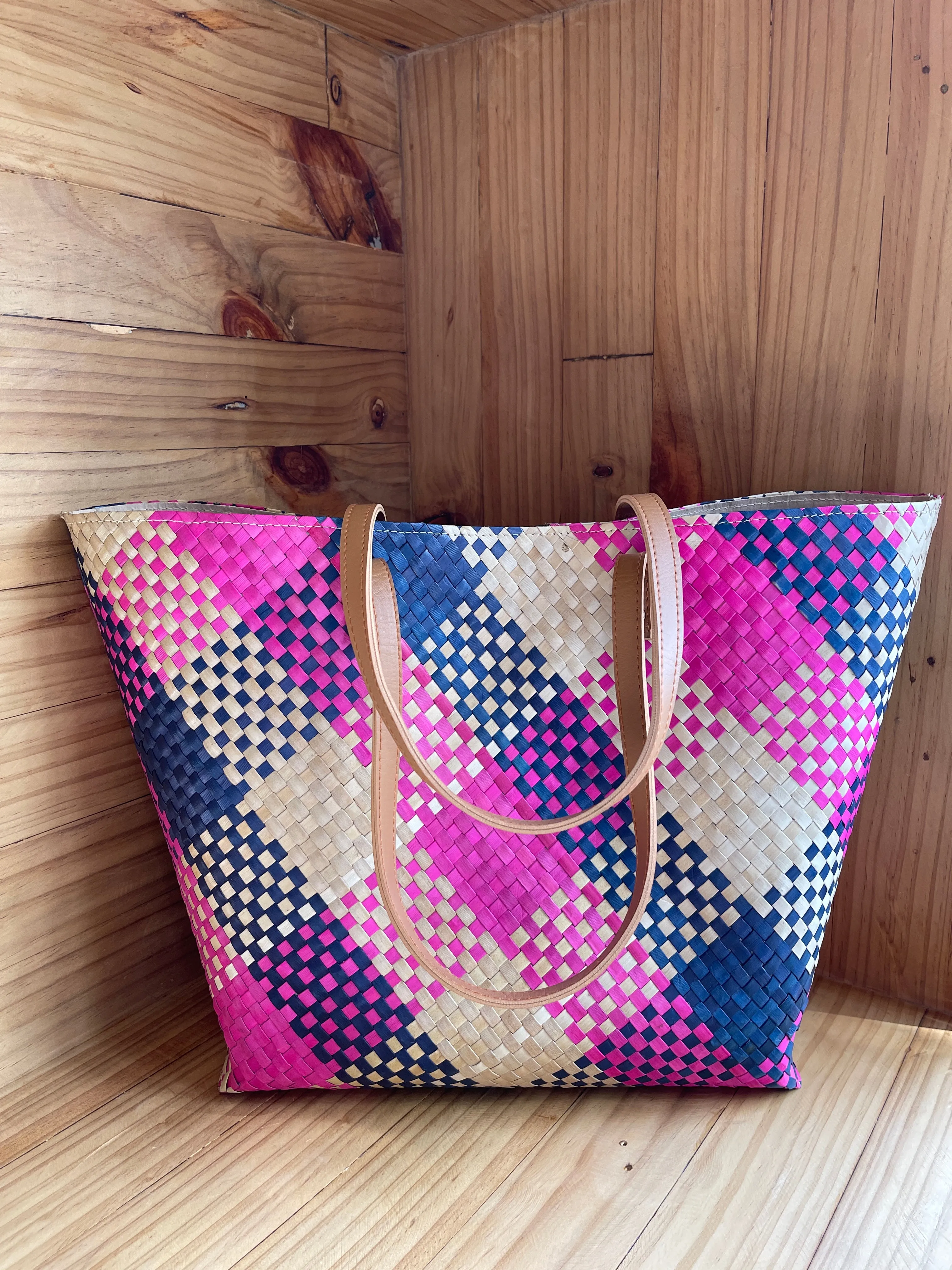 Pink Candy Pandan Tote