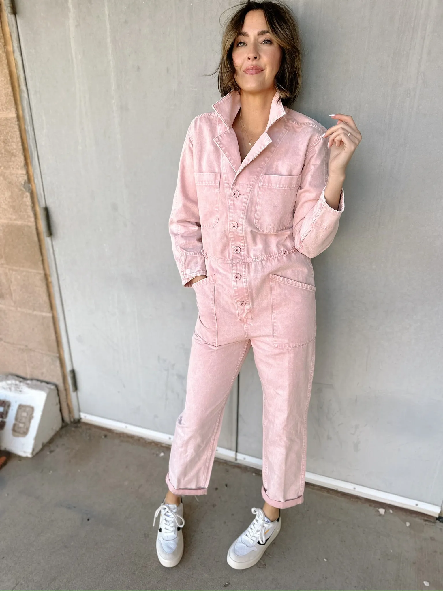 Pistola Tanner Long Sleeve Field Suit | Mellow Rose Snow | FINAL SALE